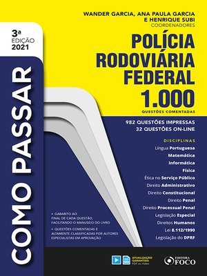cover image of Como passar polícia rodoviária federal